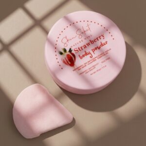 Strawberry body powder