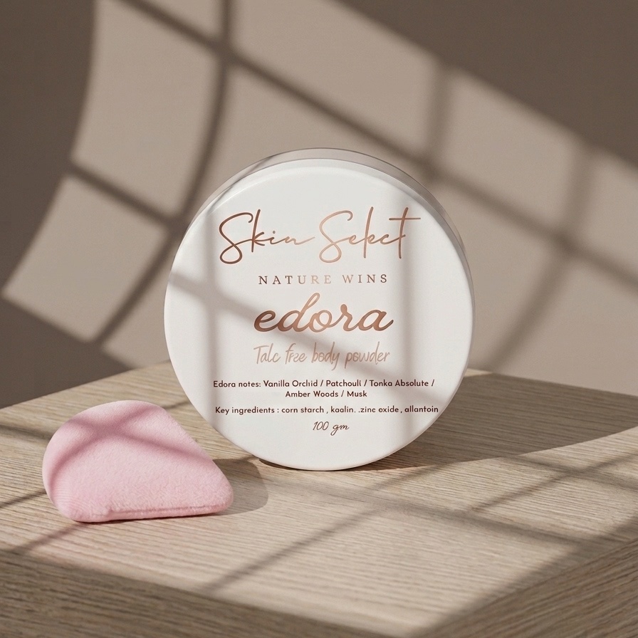 Edora body powder (kayali vanilla 28)