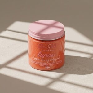 Lunox foaming body scrub (burberry her)